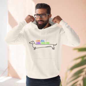 Hoodie - “Long Dog Long Weekend” Dachshund Graphic Hoodie