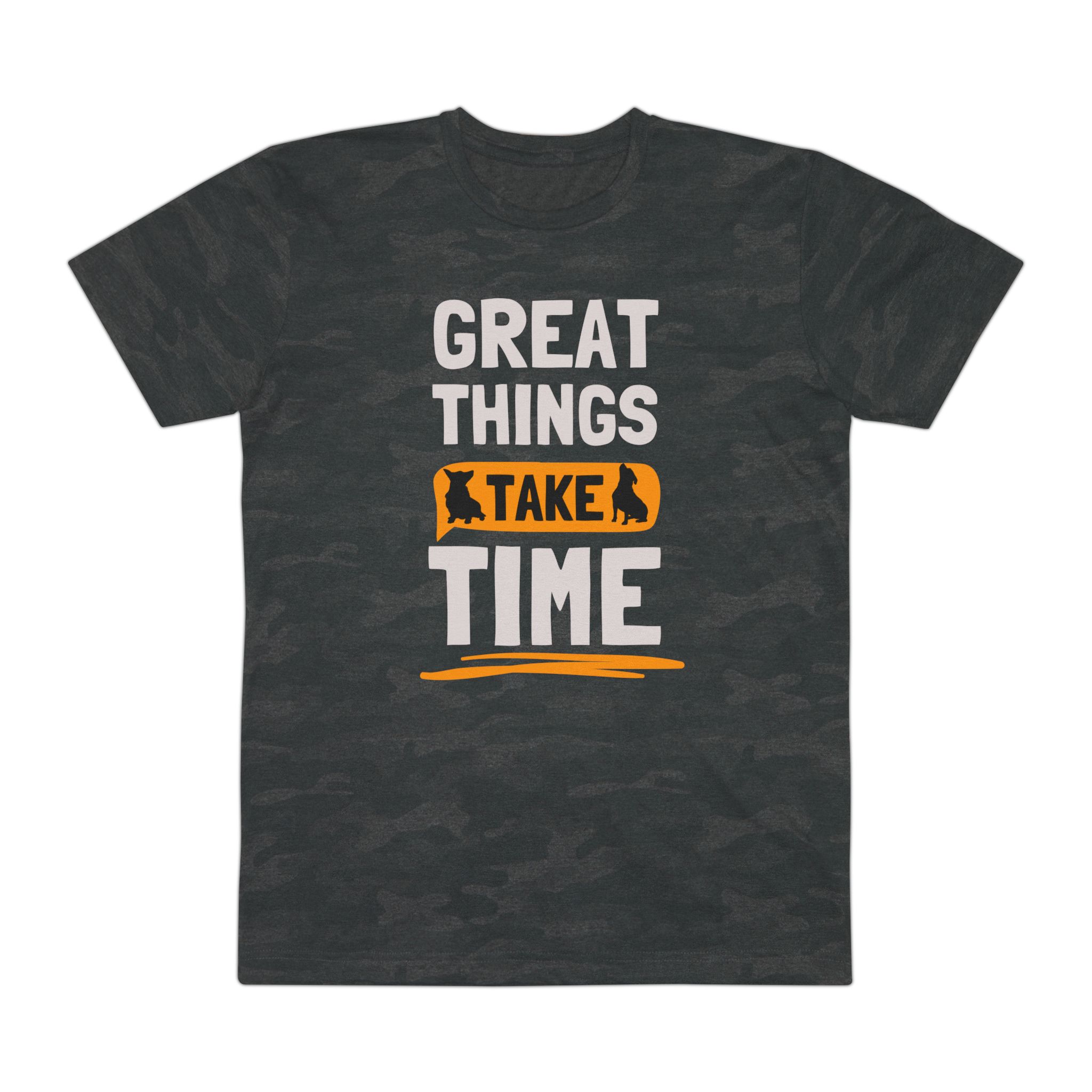 Great Things Take Time Tee - Motivational Men's Graphic T‑Shirt - Image 5