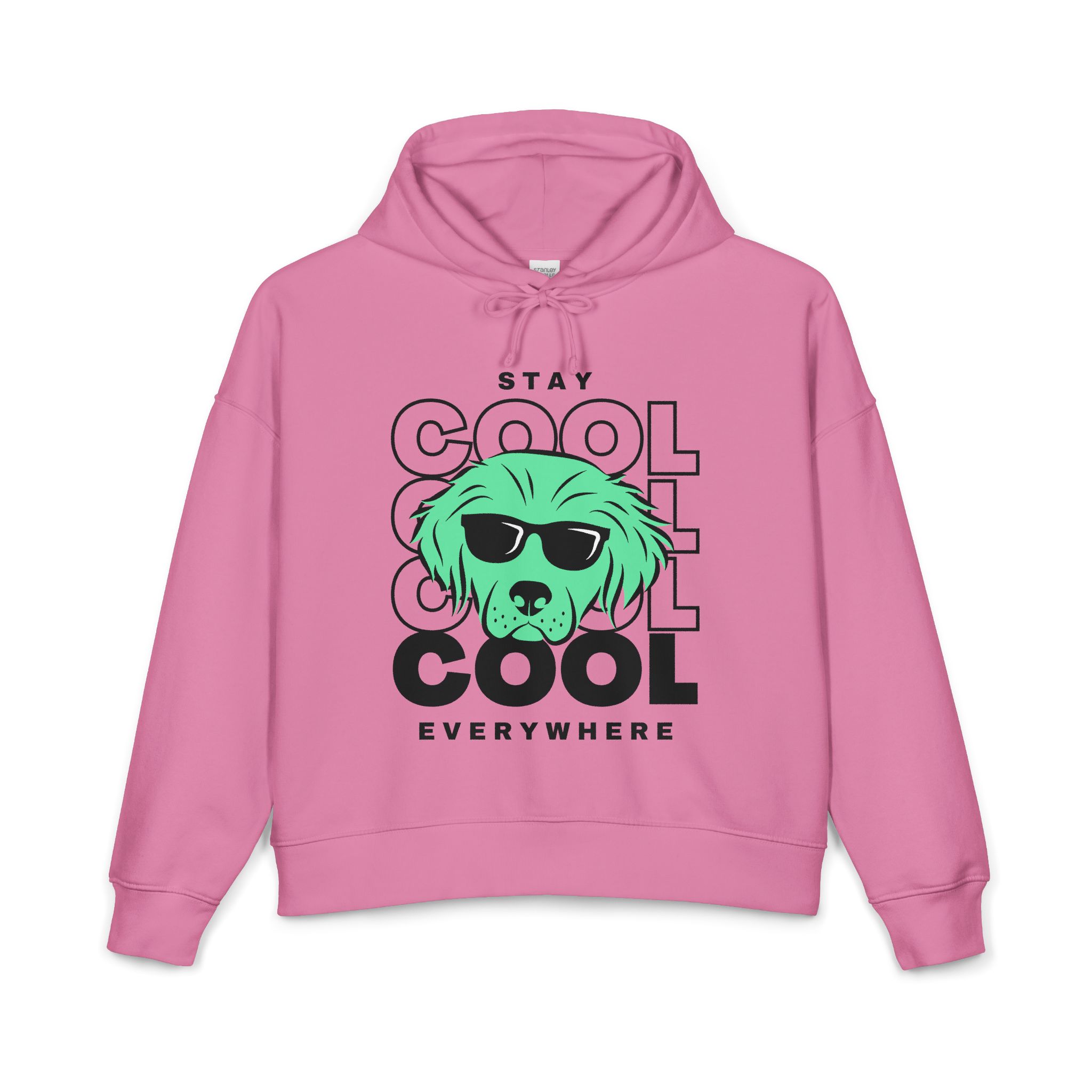 Stay Cool Everywhere Hoodie — Women's Dog Sunglasses Graphic Hoodie - Image 7
