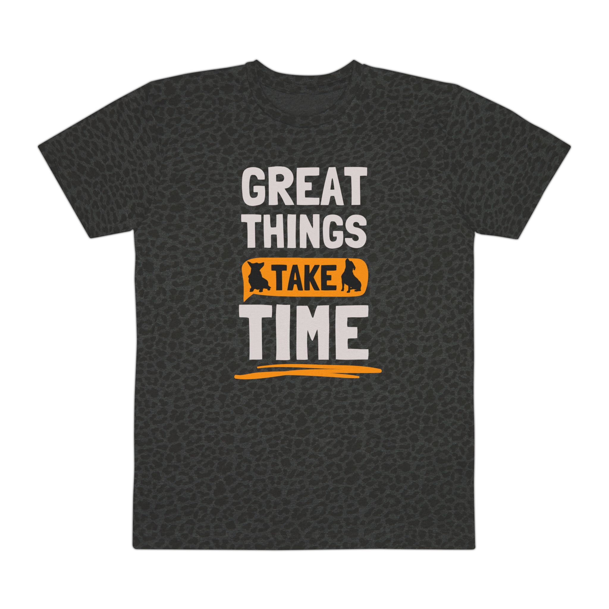 Great Things Take Time Tee - Motivational Men's Graphic T‑Shirt - Image 3