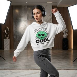Stay Cool Everywhere Hoodie — Women's Dog Sunglasses Graphic Hoodie