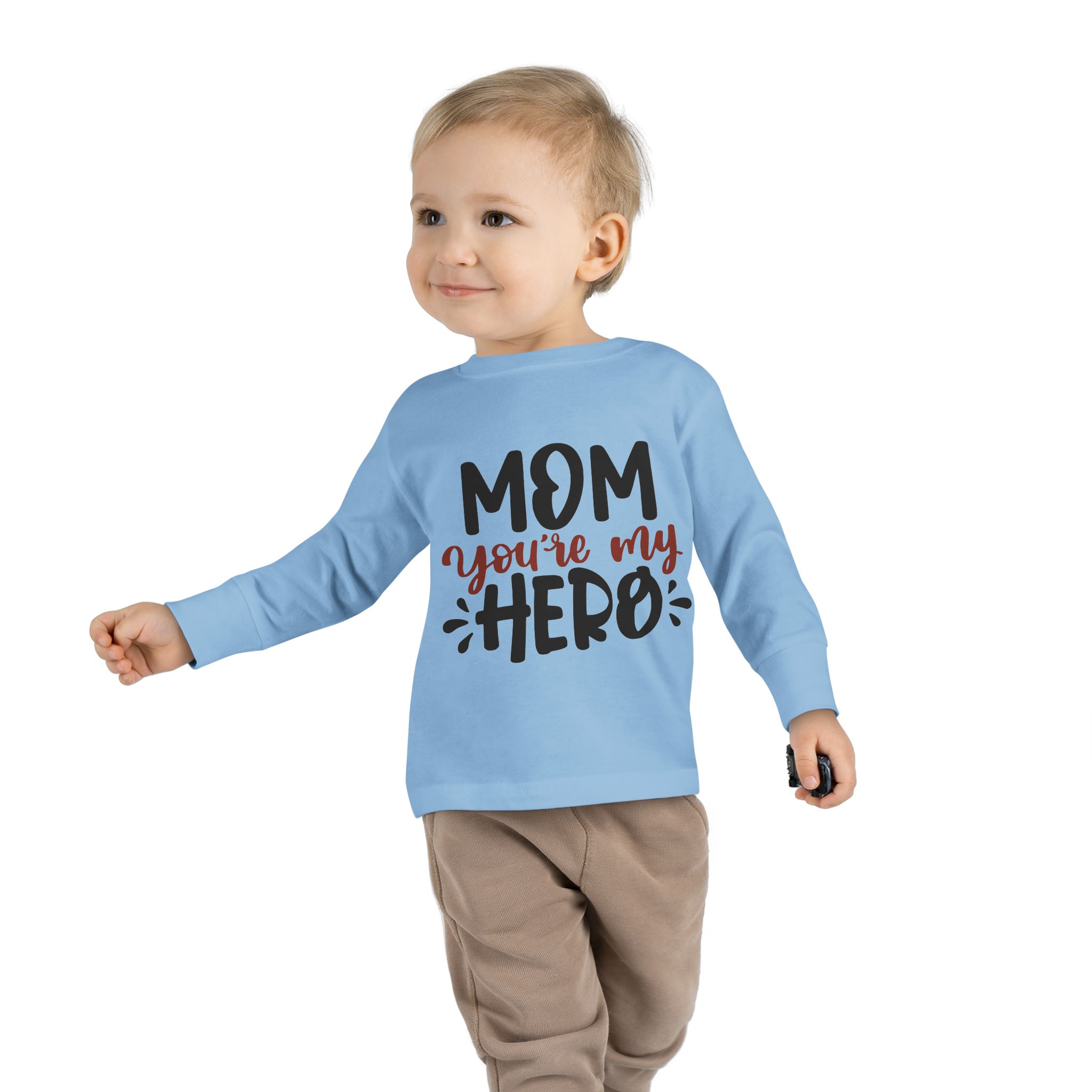“Mom You’re My Hero” Kids’ Graphic Shirt - Image 7