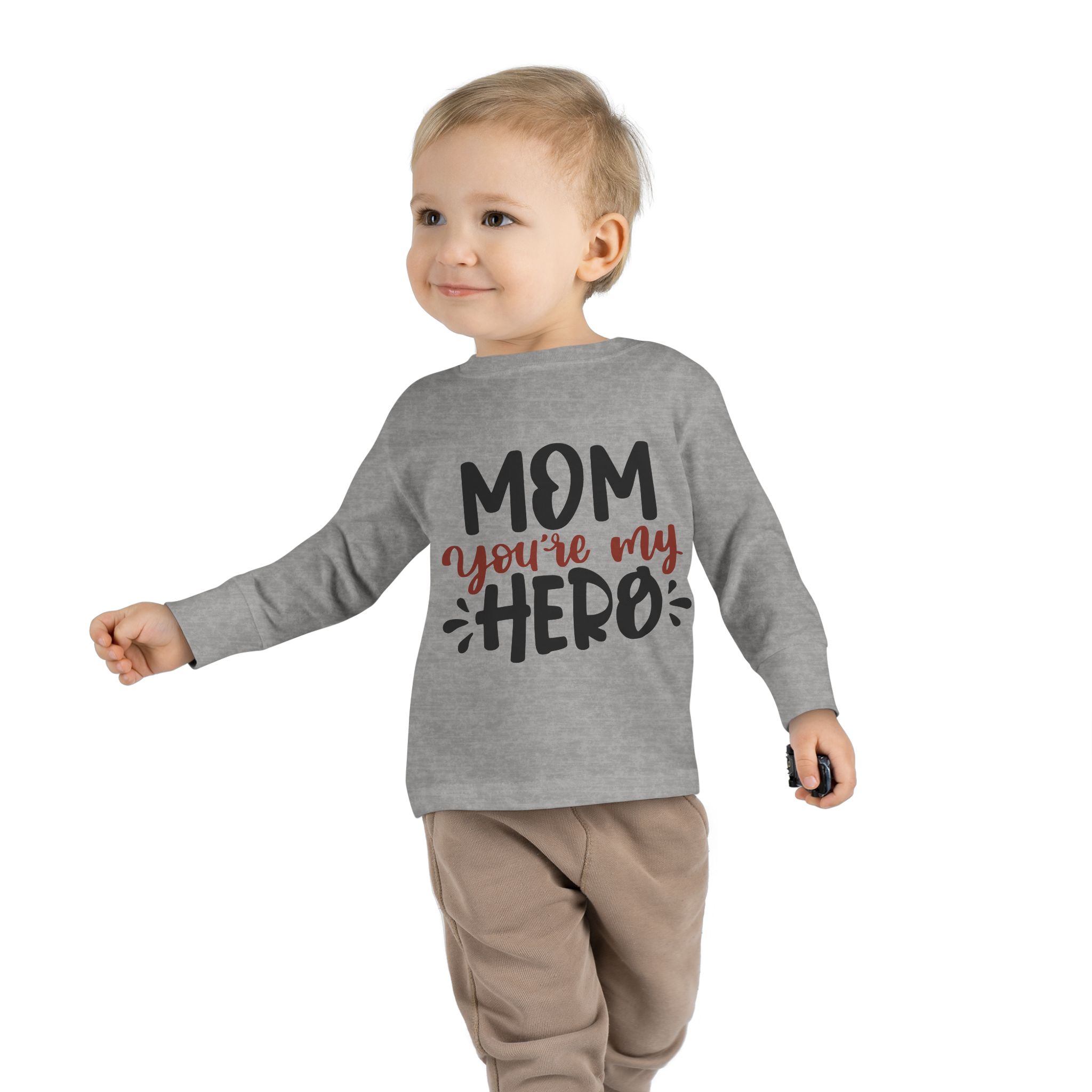 “Mom You’re My Hero” Kids’ Graphic Shirt - Image 5