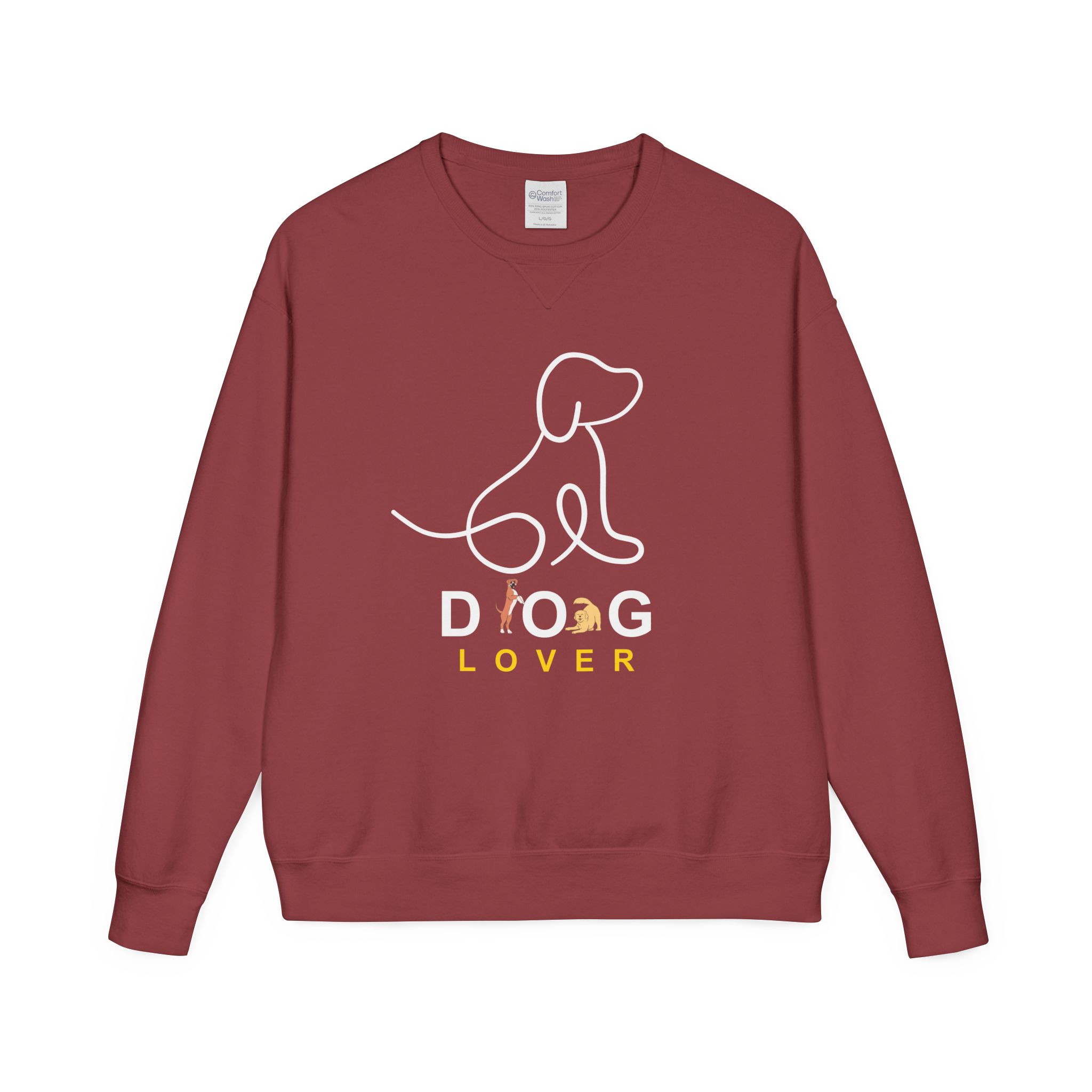 Dog Lover Crewneck Sweatshirt — Minimal Line Art Puppy Design - Image 8