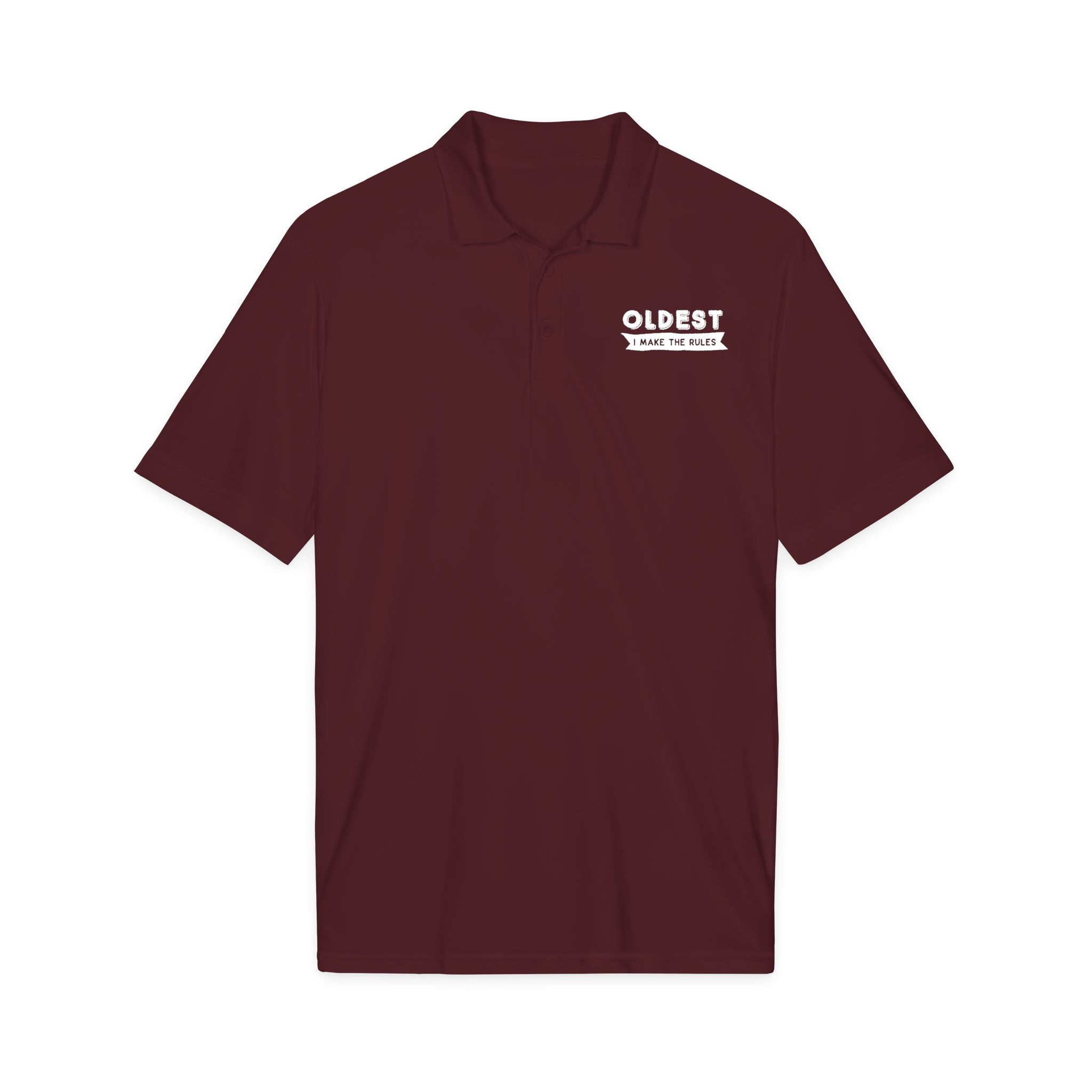 Funny 'Oldest' Family Birthday Gift Polo Shirt - Image 7