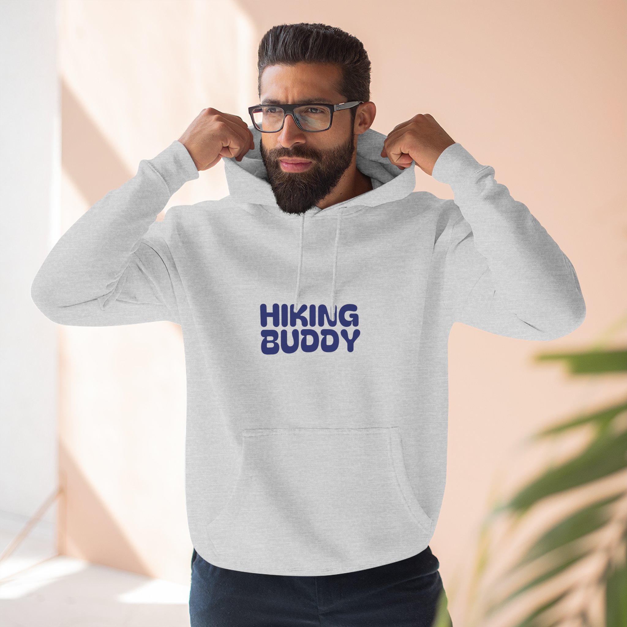 Adventure Hiking Buddy Fleece Hoodie - Image 3