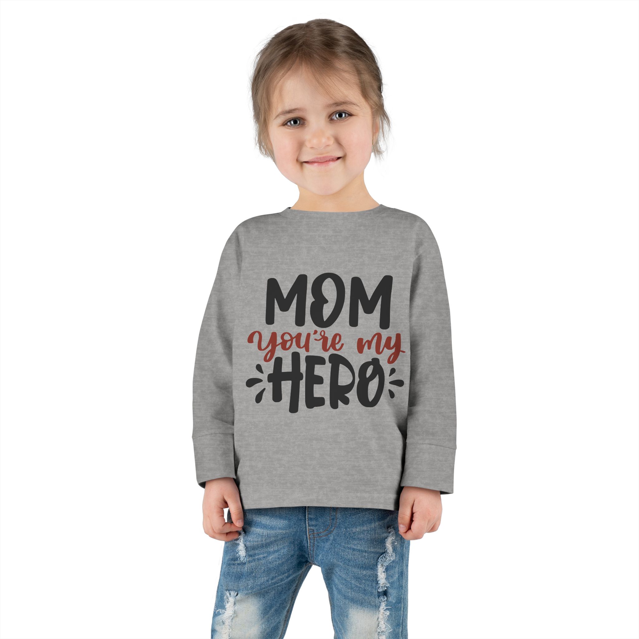“Mom You’re My Hero” Kids’ Graphic Shirt - Image 6
