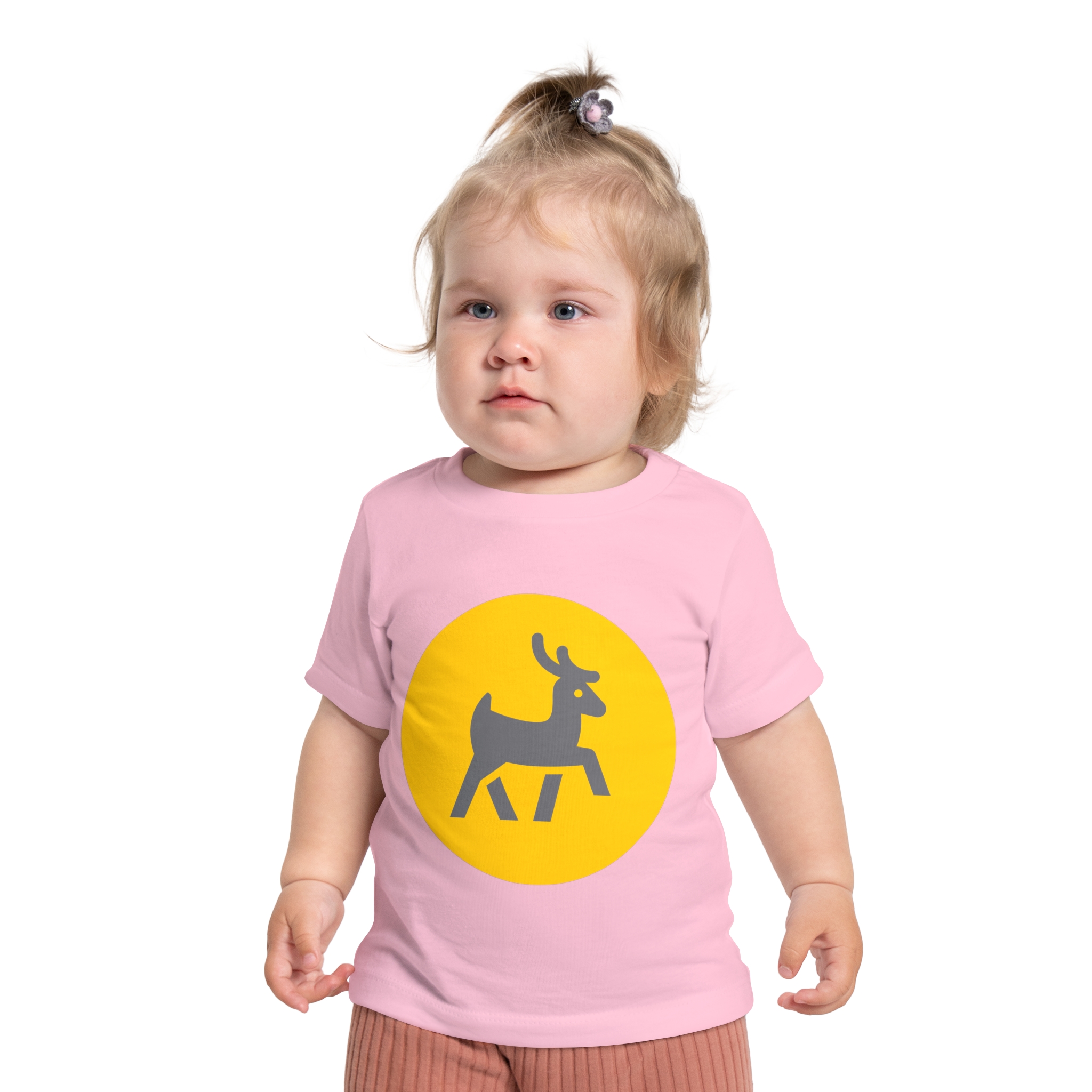 Cute Yellow Circle Woodland Kids Shirt - Image 5