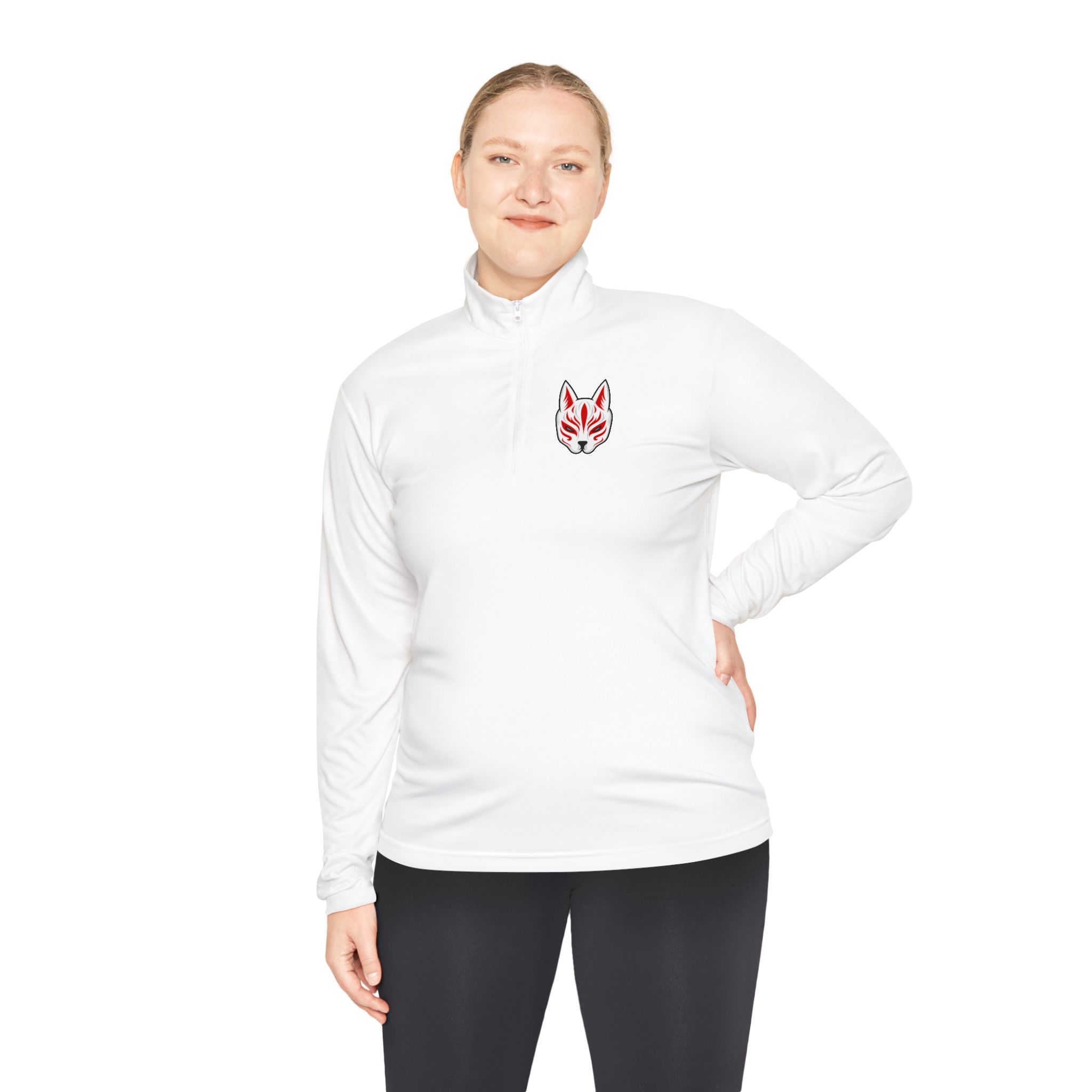 Quarter-Zip Pullover — “Push It Further” Front & “Work Like a Captain, Play Like a Pirate” Back - Image 3