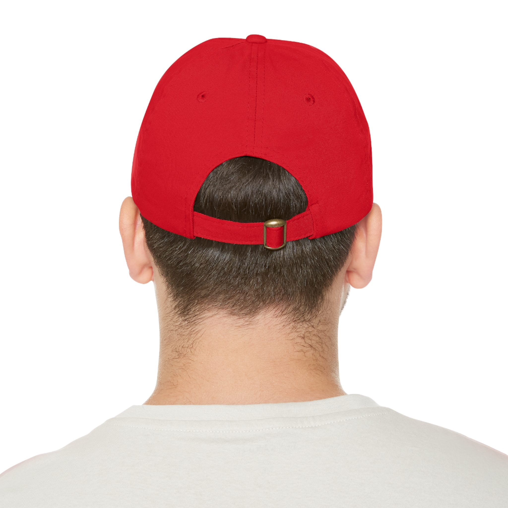 American Flag Round Leather Cap - Image 5