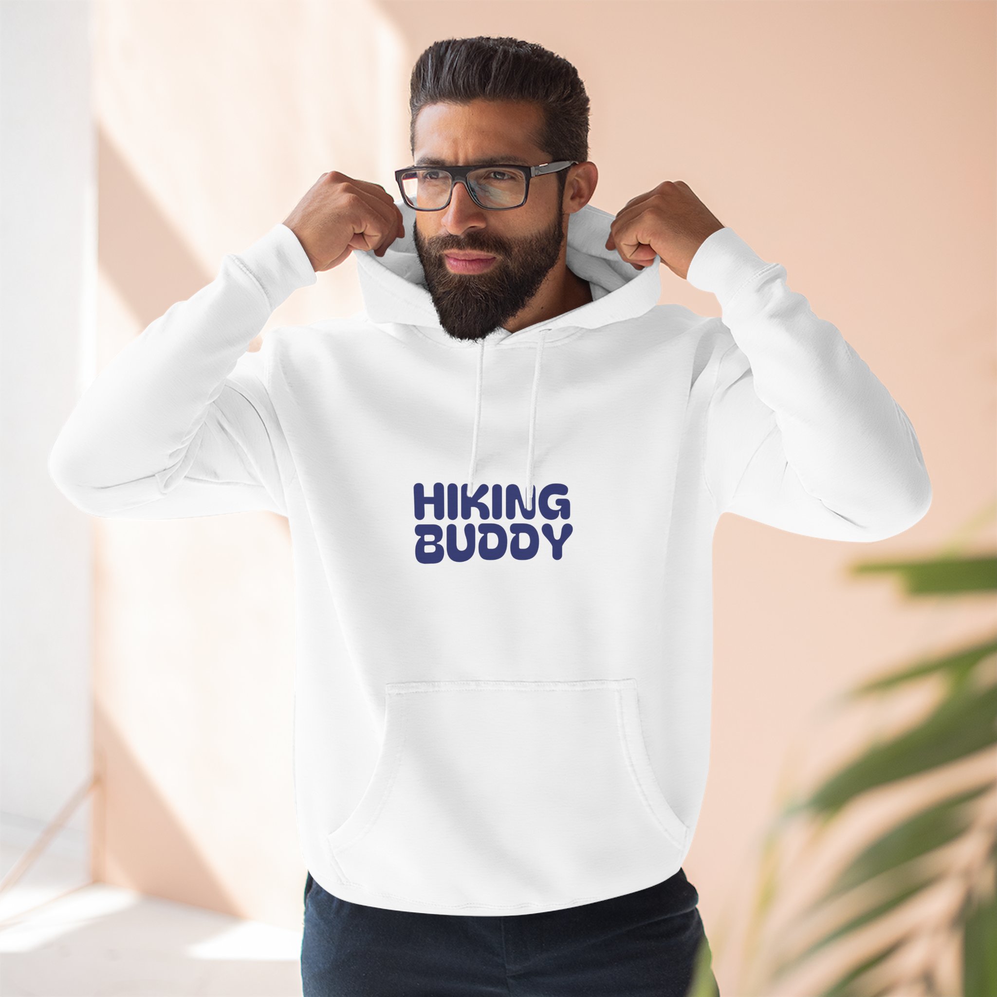 Adventure Hiking Buddy Fleece Hoodie - Image 2