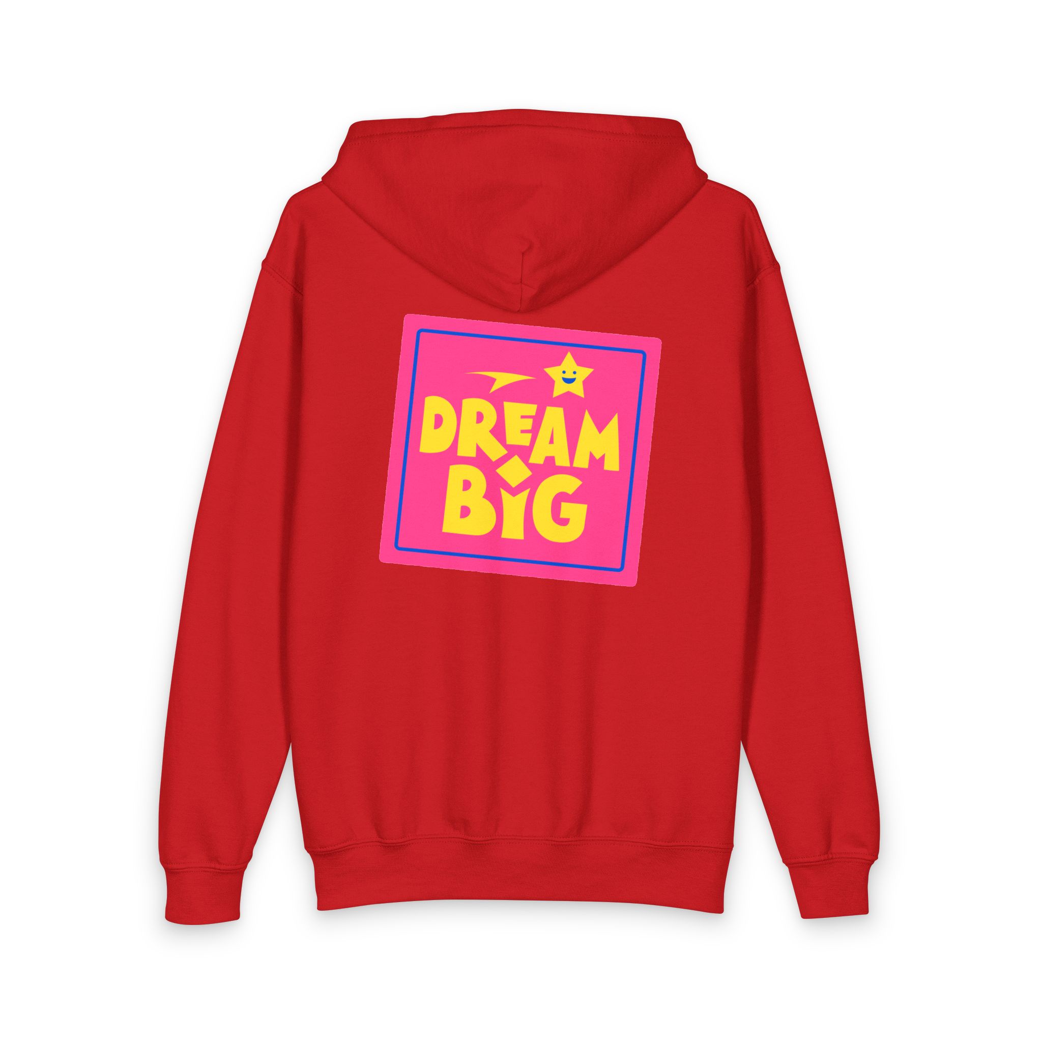 Youth Hoodie — 'Dream Big' Zip-Up with Moose Chest Logo - Image 3