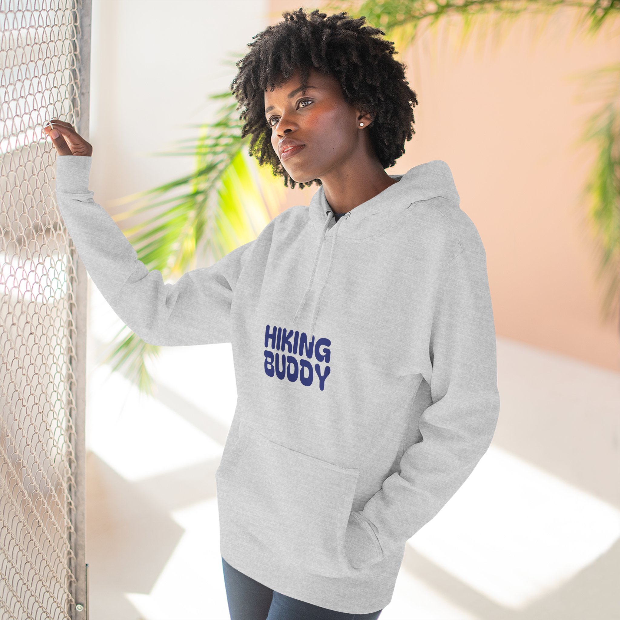Adventure Hiking Buddy Fleece Hoodie - Image 4