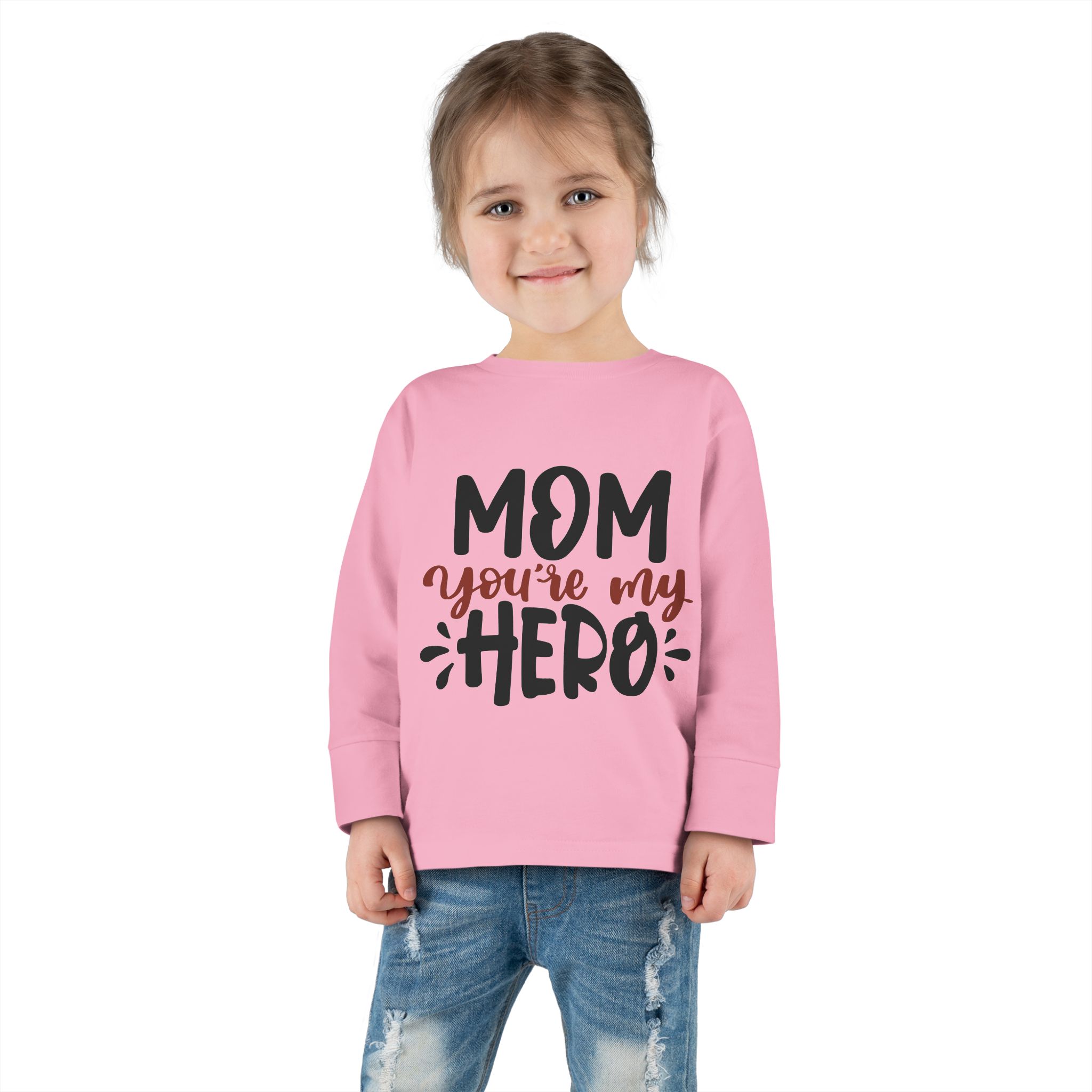 “Mom You’re My Hero” Kids’ Graphic Shirt - Image 2
