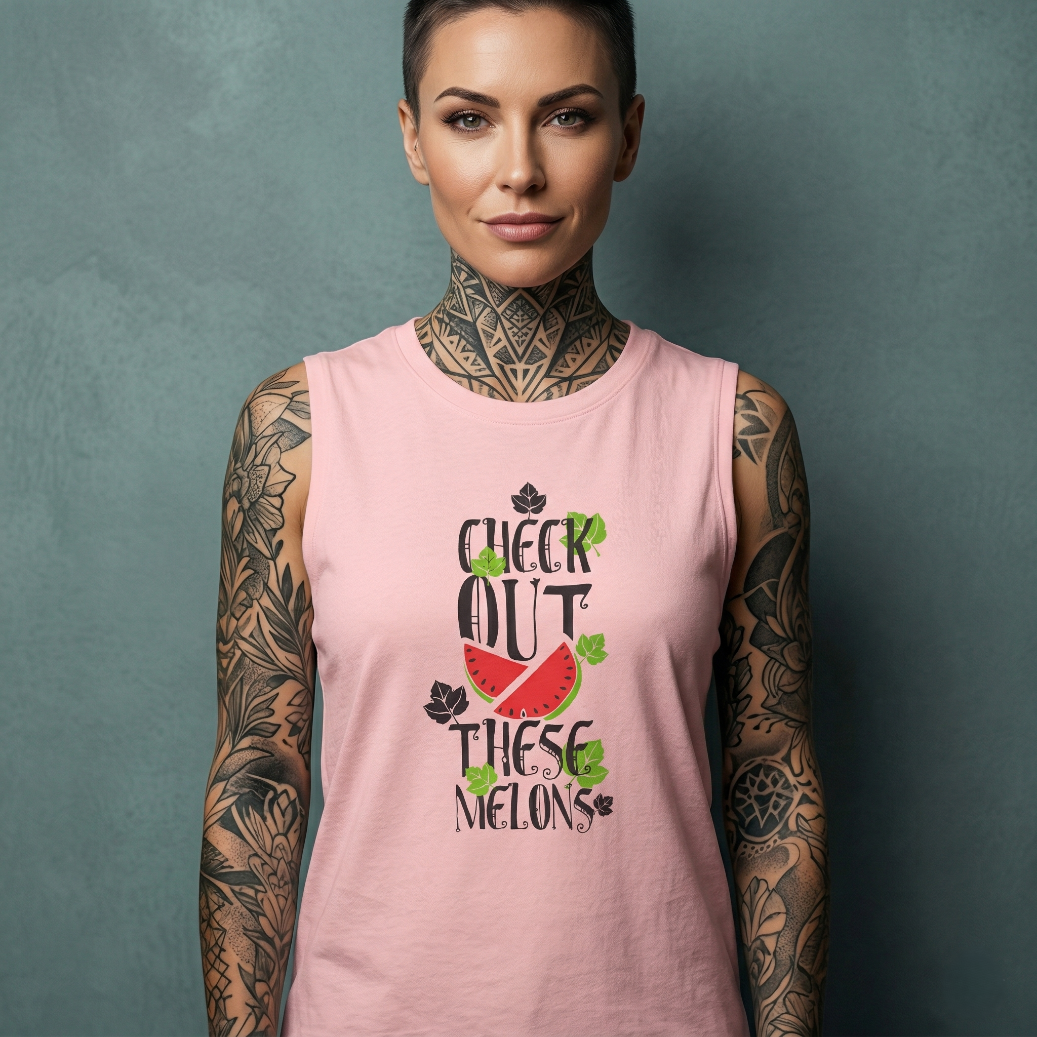 Check Out These Melons Muscle Tank — Funny Watermelon Summer Tank Top