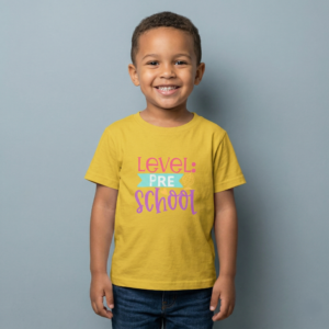 Preschool Level Infant Tee - 'Level: Pre School' Cute Back-to-School Baby Shirt