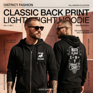 Classic Back Print Lightweight Hoodie