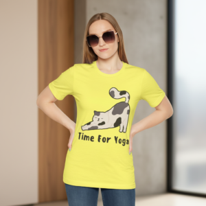 Time for Yoga Cat T-Shirt