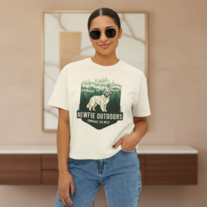 Newfie Outdoors T-Shirt — "Embrace the Wild" Graphic Tee