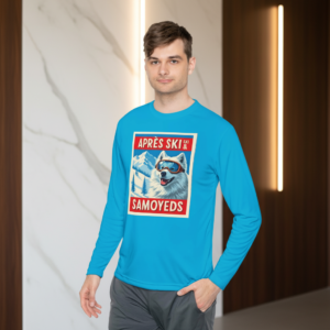 Après Ski Samoyeds Long Sleeve Tee – Funny Ski Dog Graphic Shirt