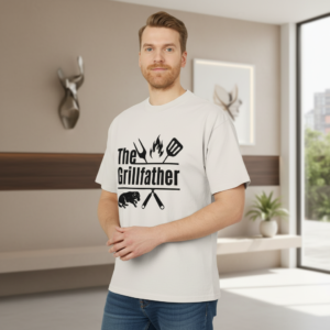 The Grillfather T-Shirt — Funny BBQ Shirt for Grill Masters