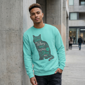 "Don't Worry About Anything, Pray" Inspirational Crewneck