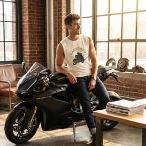 Vintage Rider Graphic Tank Top