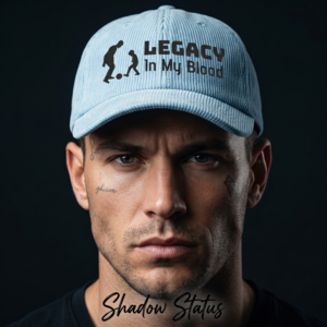 Embroidered Denim Hat - "Legacy In My Blood" Father & Child Memory Cap