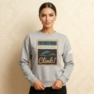 Climb! Mountain View Crewneck Adidas Sweatshirt