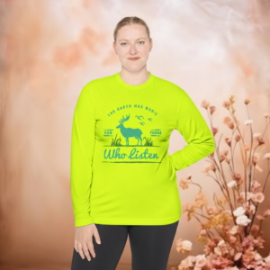 Who Listen Wildlife Tee - 'The Earth Has Music' Long Sleeve Nature Shirt