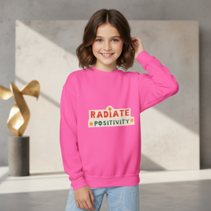 "Radiate Positivity" Kids Sweatshirt