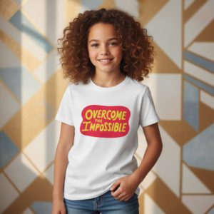 "Overcome the Impossible" Inspirational Kids T-Shirt