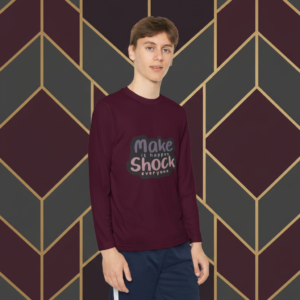 Make Shock Everyone Youth Long Sleeve Tee