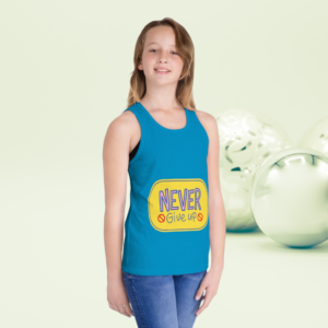 "Never Give Up" Kids Tank Top