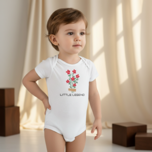 Floral Plant Graphic Baby Bodysuit
