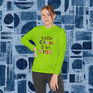 Keep Calm & Be Kind Youth Long Sleeve Tee