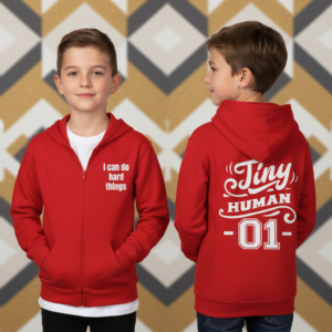 Youth Hoodie -Cute Baby  Zip-Up Hoodie