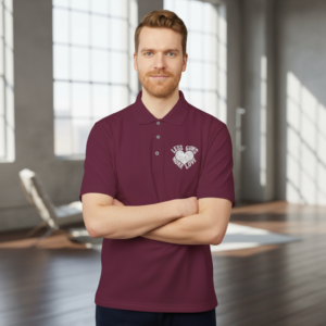 Embroidered Celtic Shield Polo Shirt