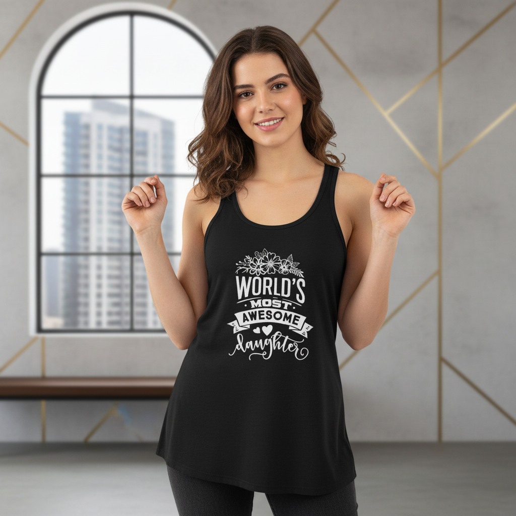 Celebrate Your Favorite Girl – Awesome Daughter Tank