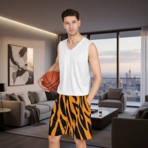 Tiger Stripe Basketball Shorts