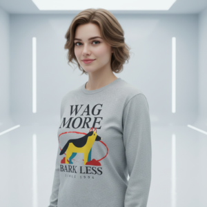 Wag More Bark Less Long Sleeve Tee