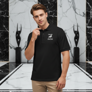 Italian Stallion Embroidered Polo