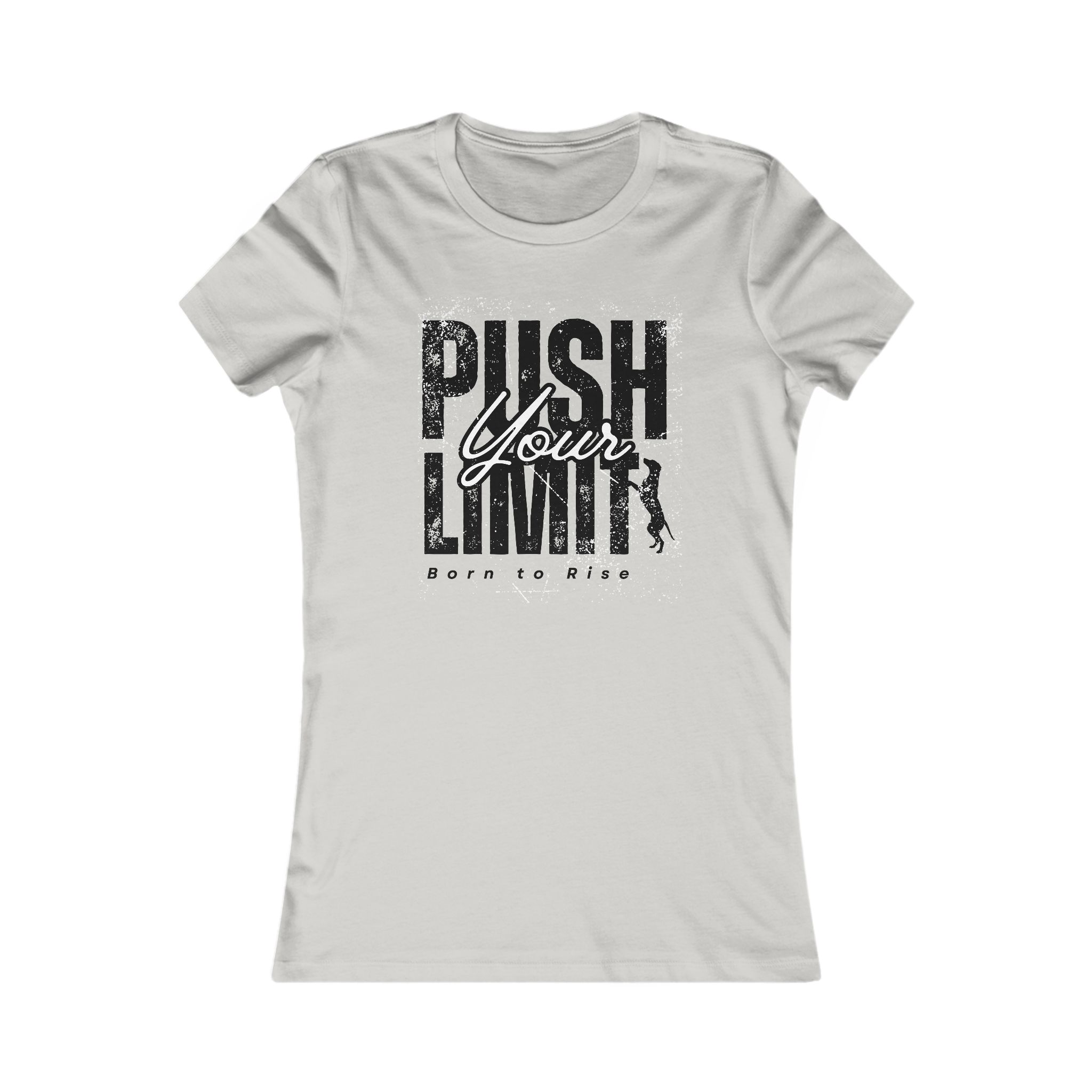 Push Your Limits Women's Tee — Motivational Fitness T-Shirt - Image 3