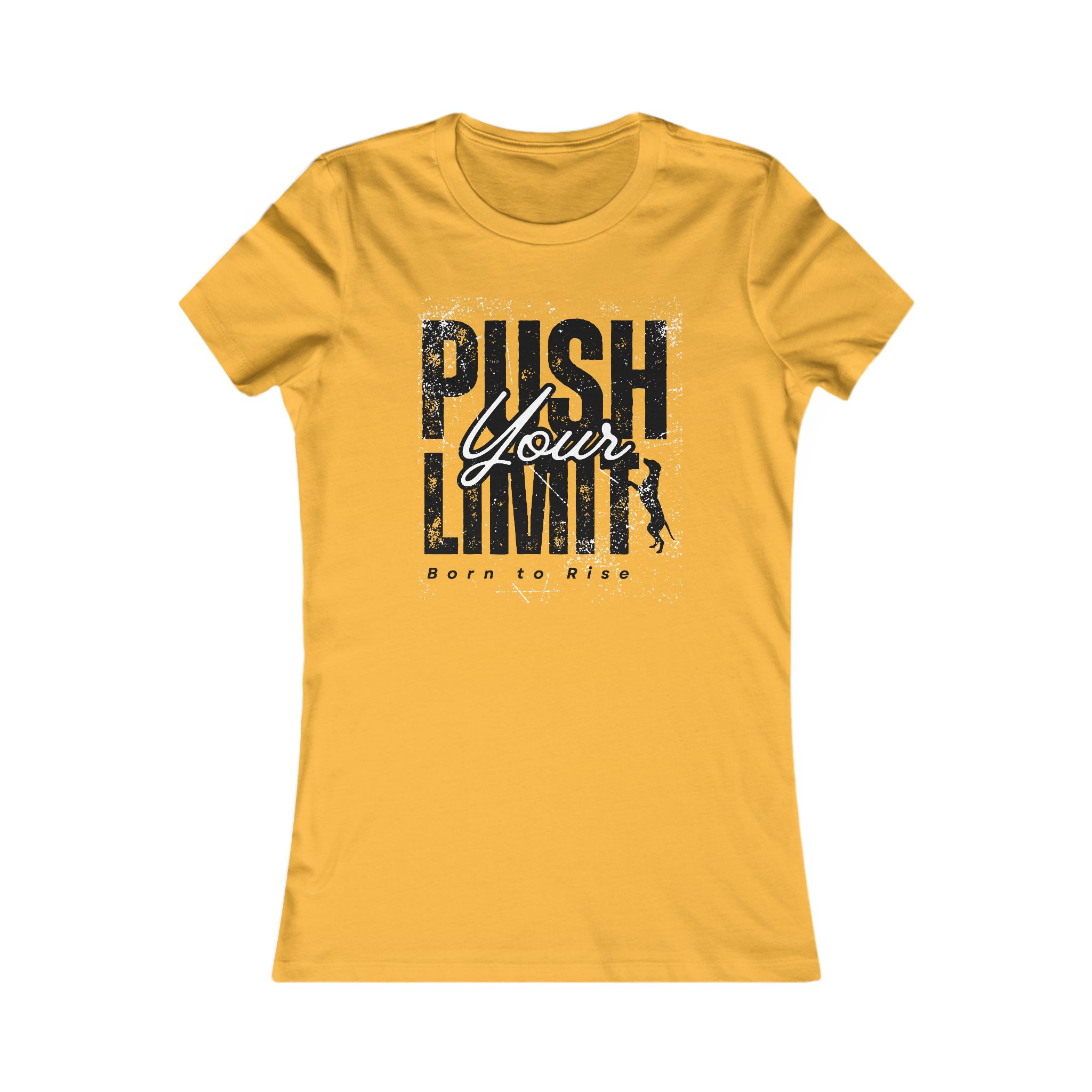 Push Your Limits Women's Tee — Motivational Fitness T-Shirt - Image 4