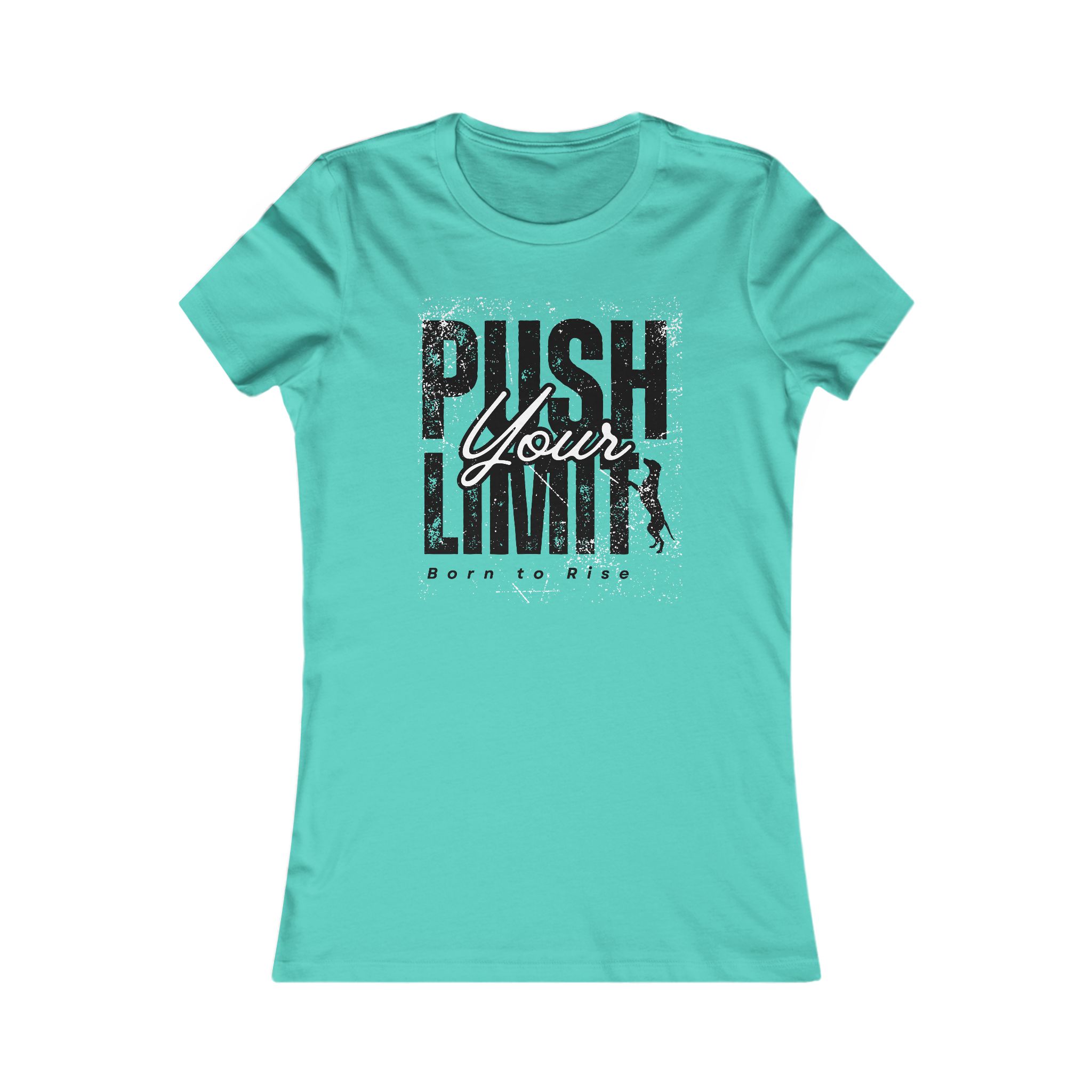 Push Your Limits Women's Tee — Motivational Fitness T-Shirt - Image 2