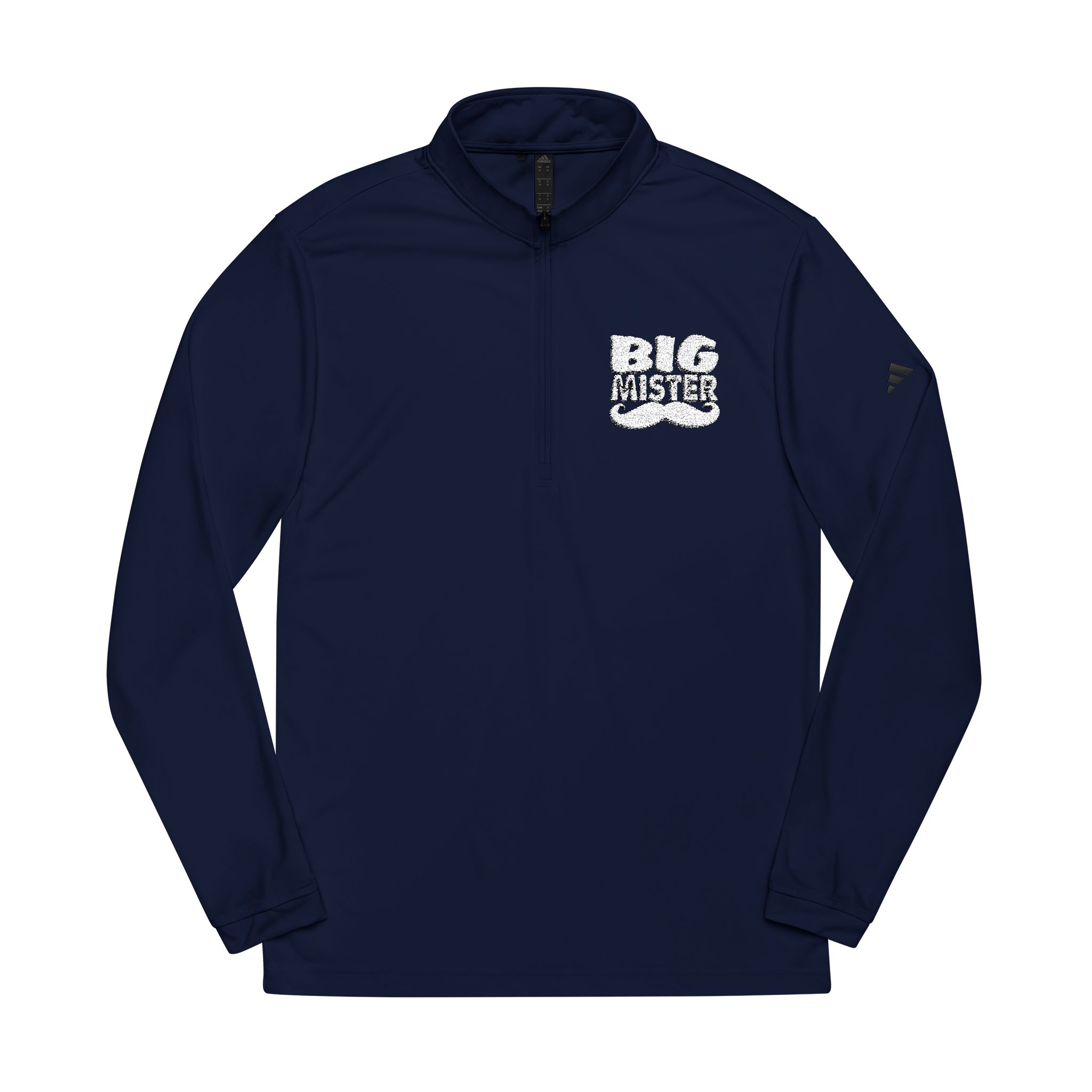 Move Effortlessly: The adidas® Moisture-Wicking Quarter-Zip - Image 2