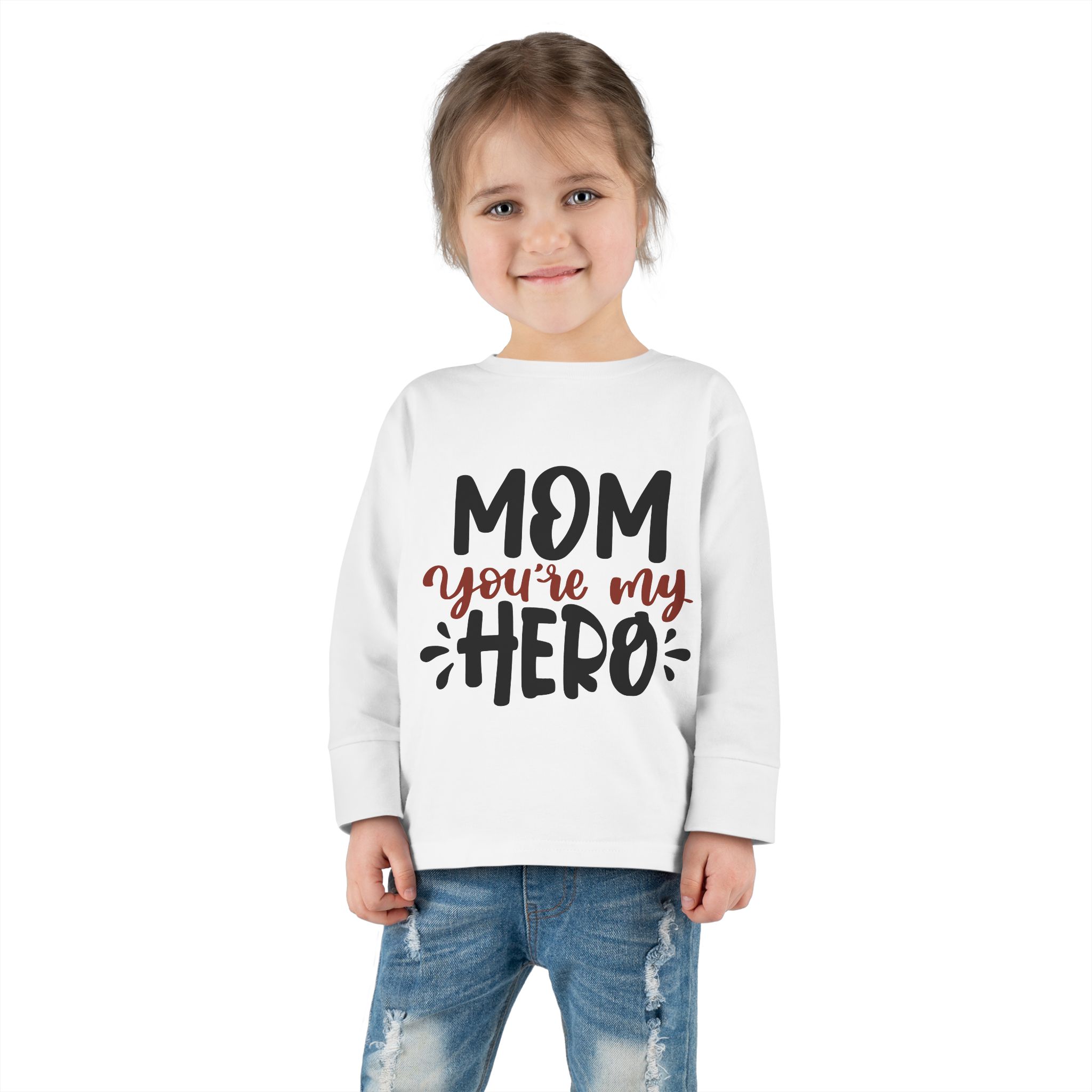 “Mom You’re My Hero” Kids’ Graphic Shirt - Image 4