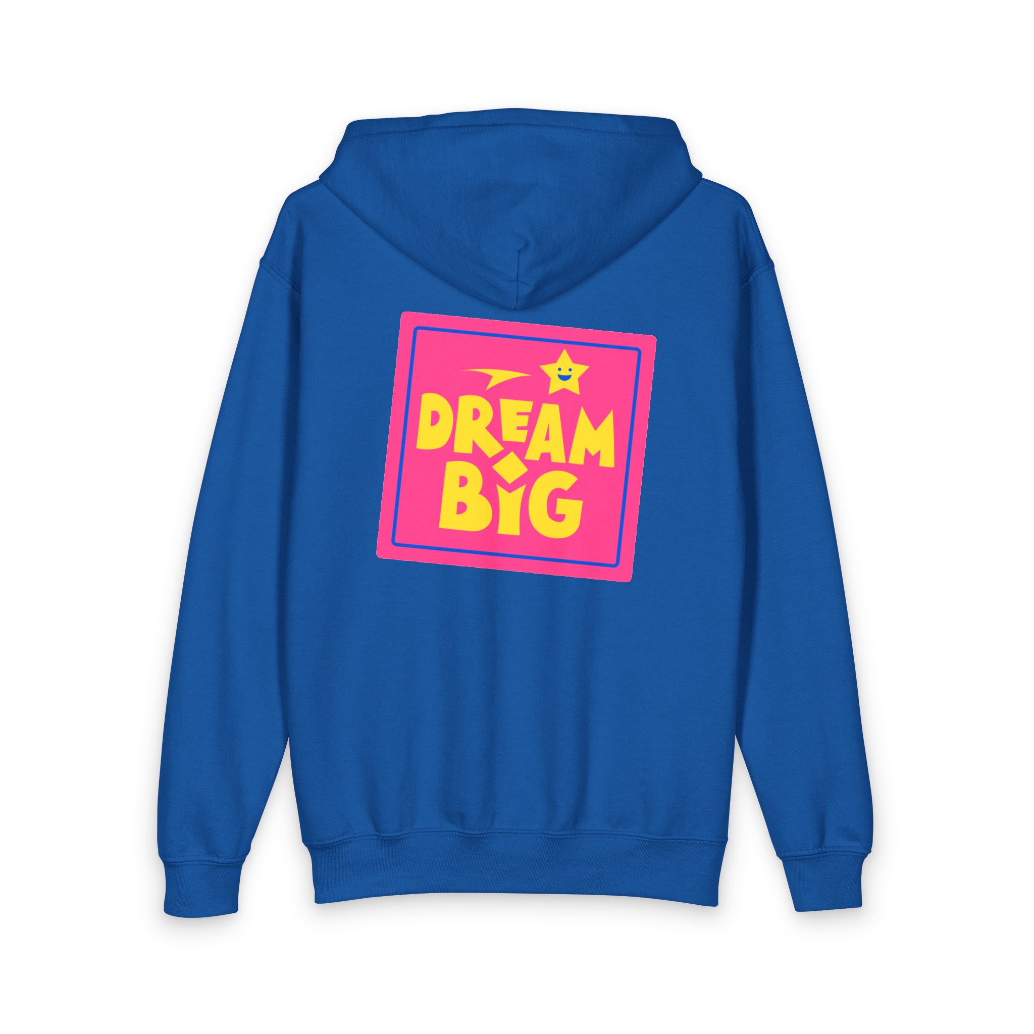 Youth Hoodie — 'Dream Big' Zip-Up with Moose Chest Logo - Image 6