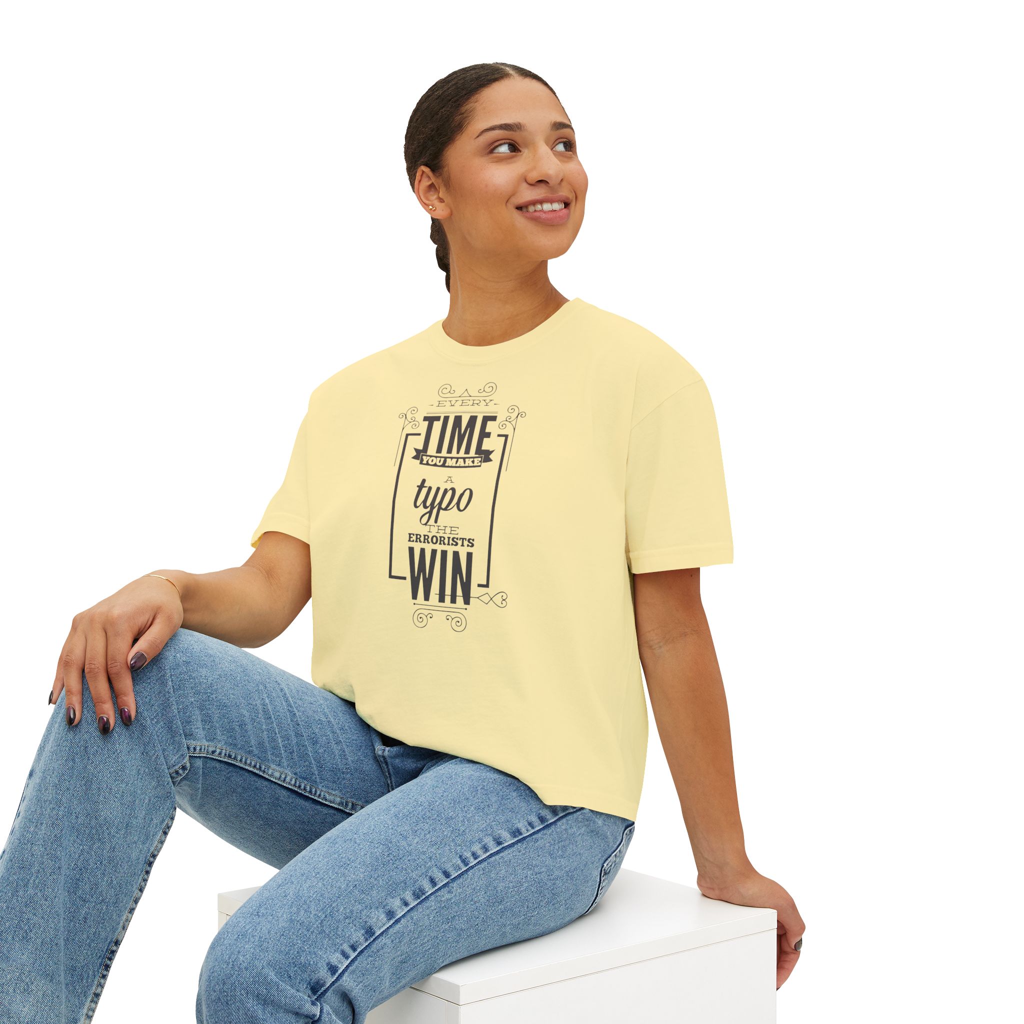 Vintage Women’s Boxy Tee - Image 4