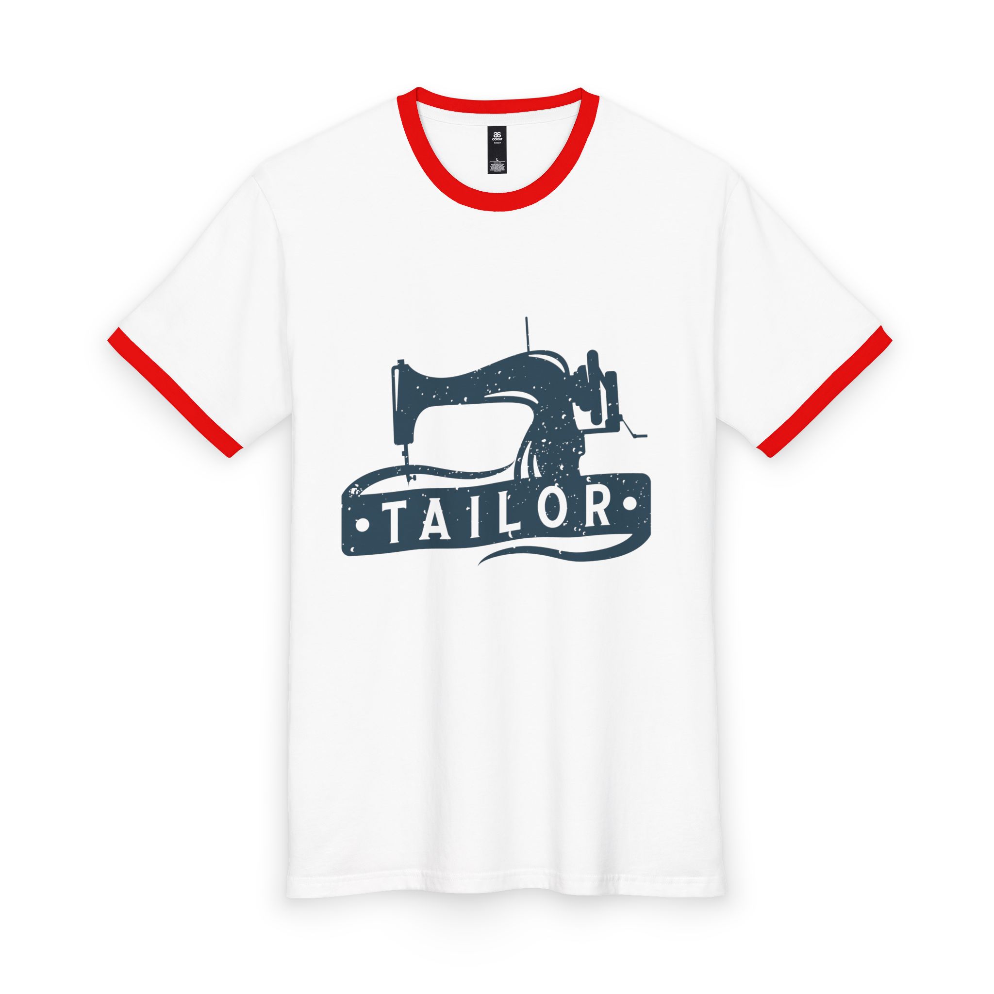 Tailor Vintage Sewing Machine Ringer Tee - Image 3